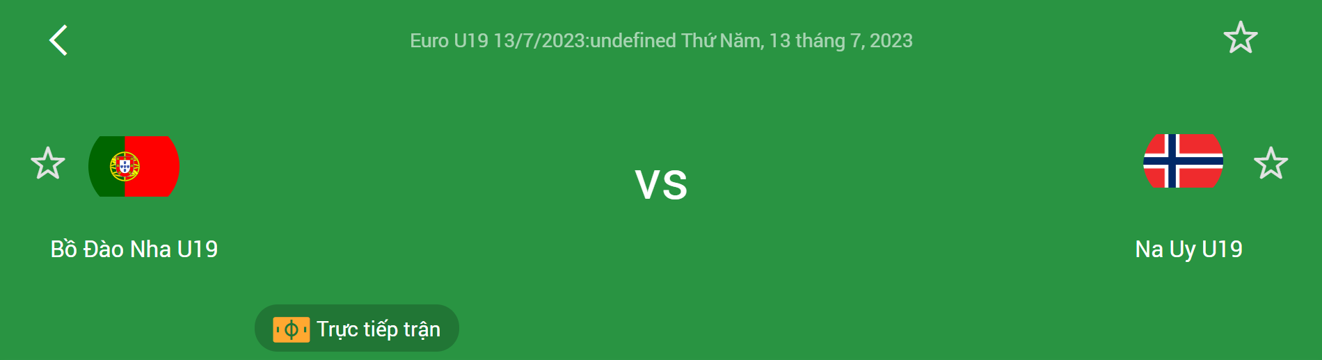 Nhận định trận đấu U19 Bồ Đào Nha vs U19 Na Uy