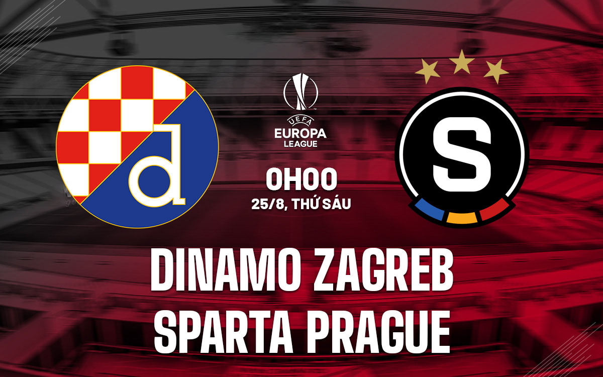 Nhận định trận đấu Dinamo Zagreb vs Sparta Prague